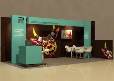 Stand OTC 2018, Houston. Cámara Petrolera de Venezuela