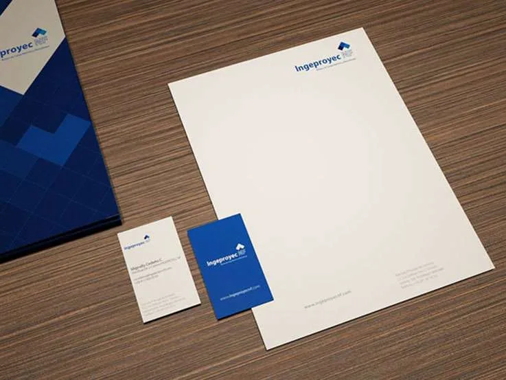Ingeproyec. Papelería
