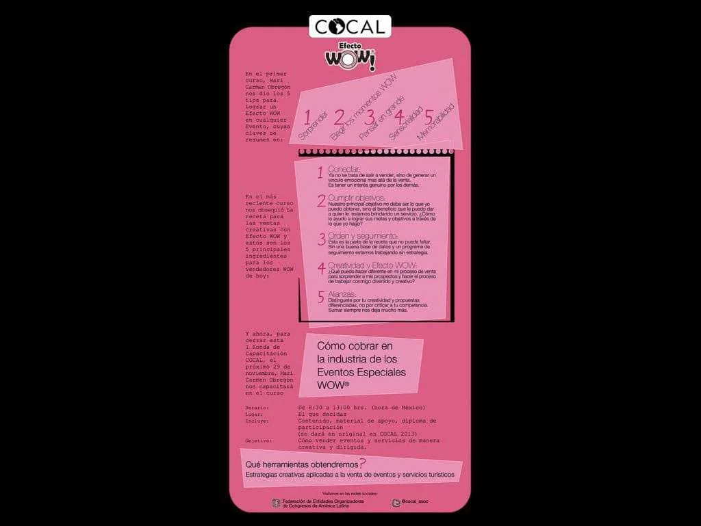 Efecto WOW. Volante Promocional