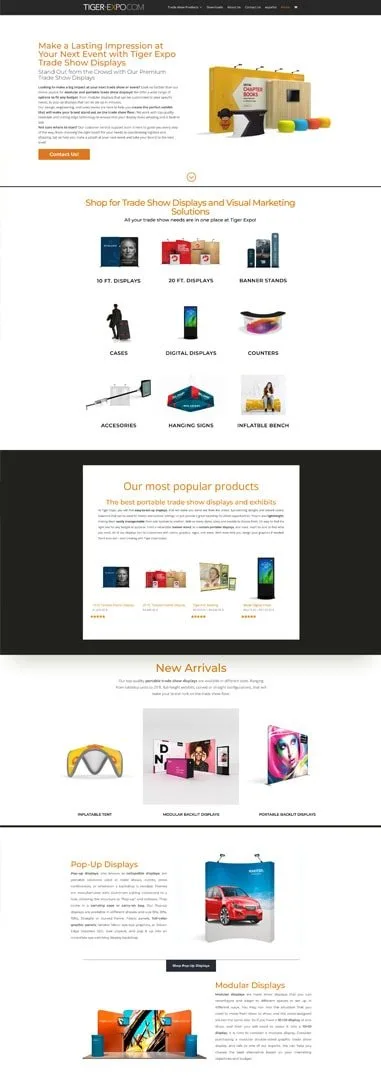 Tiger-Expo. Página web