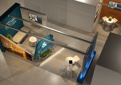 Stands para exposiciones. A&B - Stand en Petróleos de América 2024