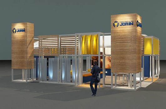 Proyectos de Gran Envergadura: El stand para Corporación Jorin